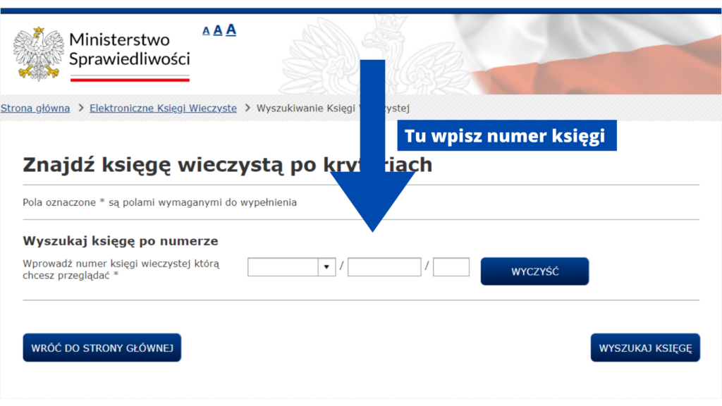 Jak sprawdzić wzmiankę w księdze wieczystej. Gdzie wpisać numer księgi